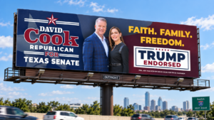 Campaign billboard