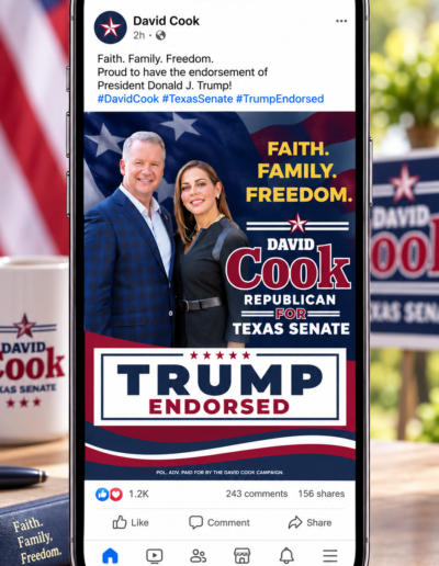 Campaign social media post